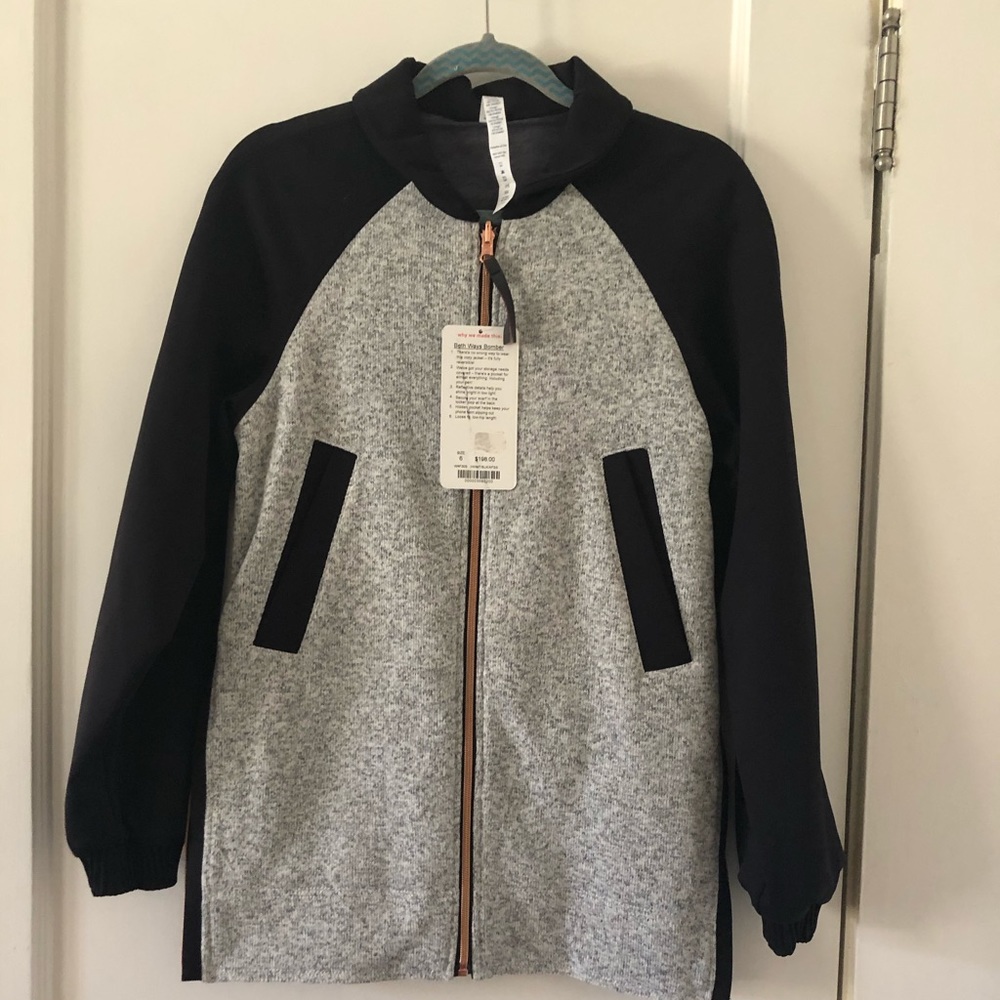 NWT lululemon both ways bomber!